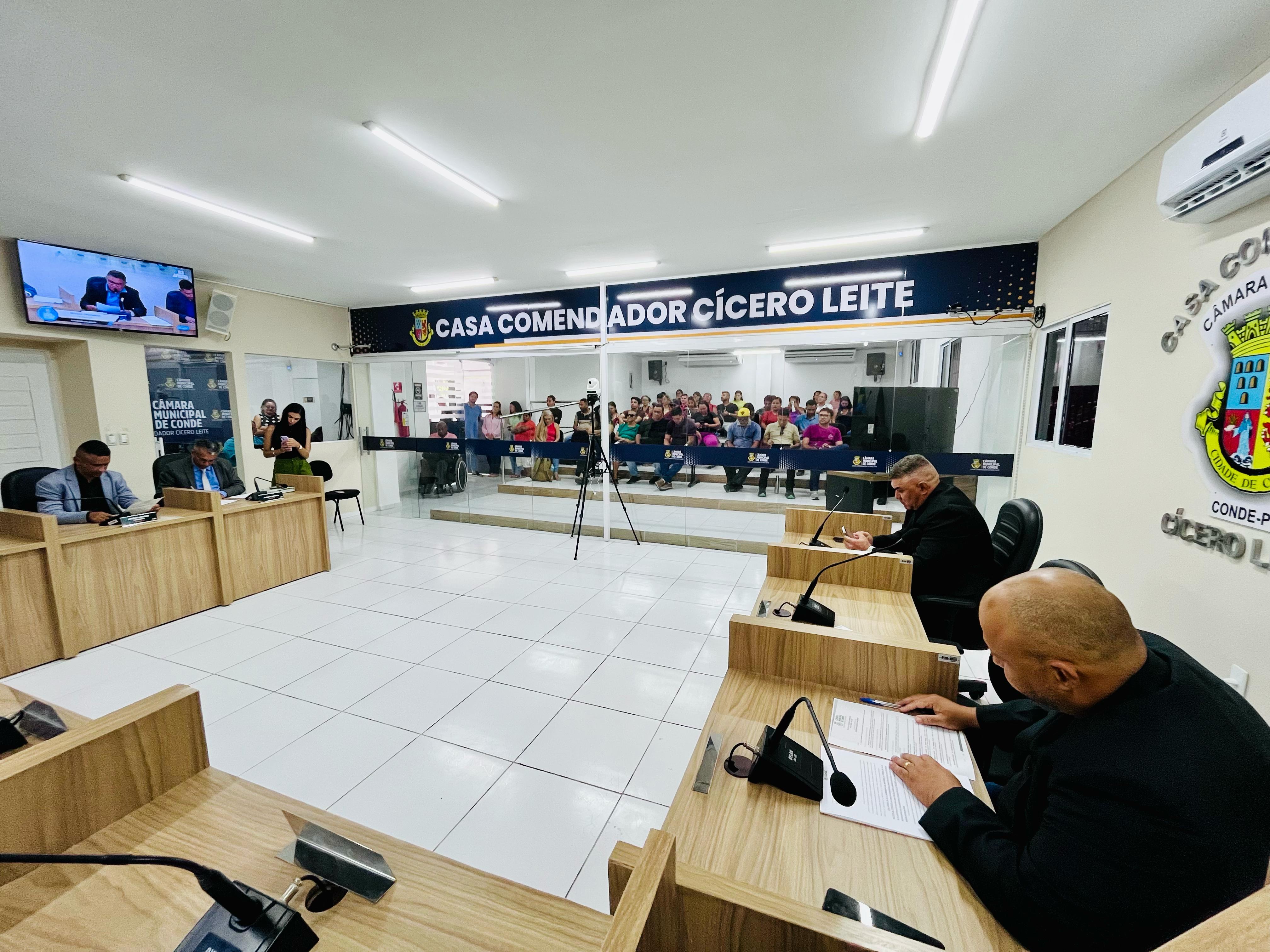 Vereadores de Conde aprovam requerimentos que reforçam ações de infraestrutura e melhorias urbanas no município