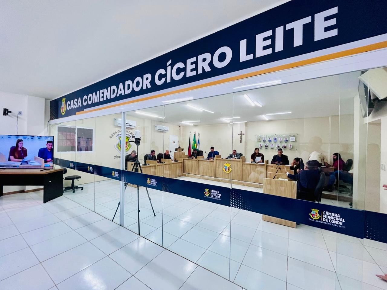 Câmara Municipal de Conde retoma Sessões Ordinárias nesta segunda-feira (21)