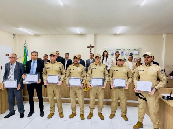 Profissionais da Segurança Pública são homenageados com Título de Cidadão Condense