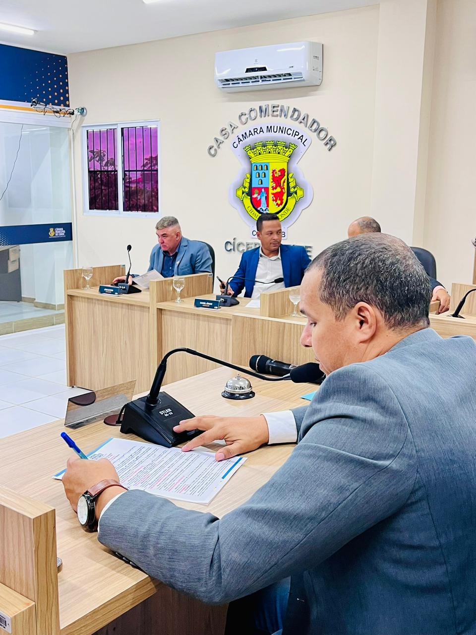 Câmara de Conde aprova pedidos de obras, segurança no trânsito e consultas oftalmológicas