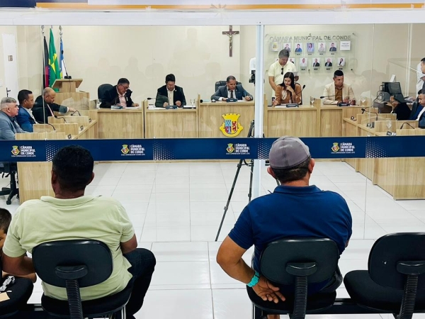 Vereadores de Conde aprovam requerimentos que solicitam revitalização de espaços e melhoria na mobilidade urbana