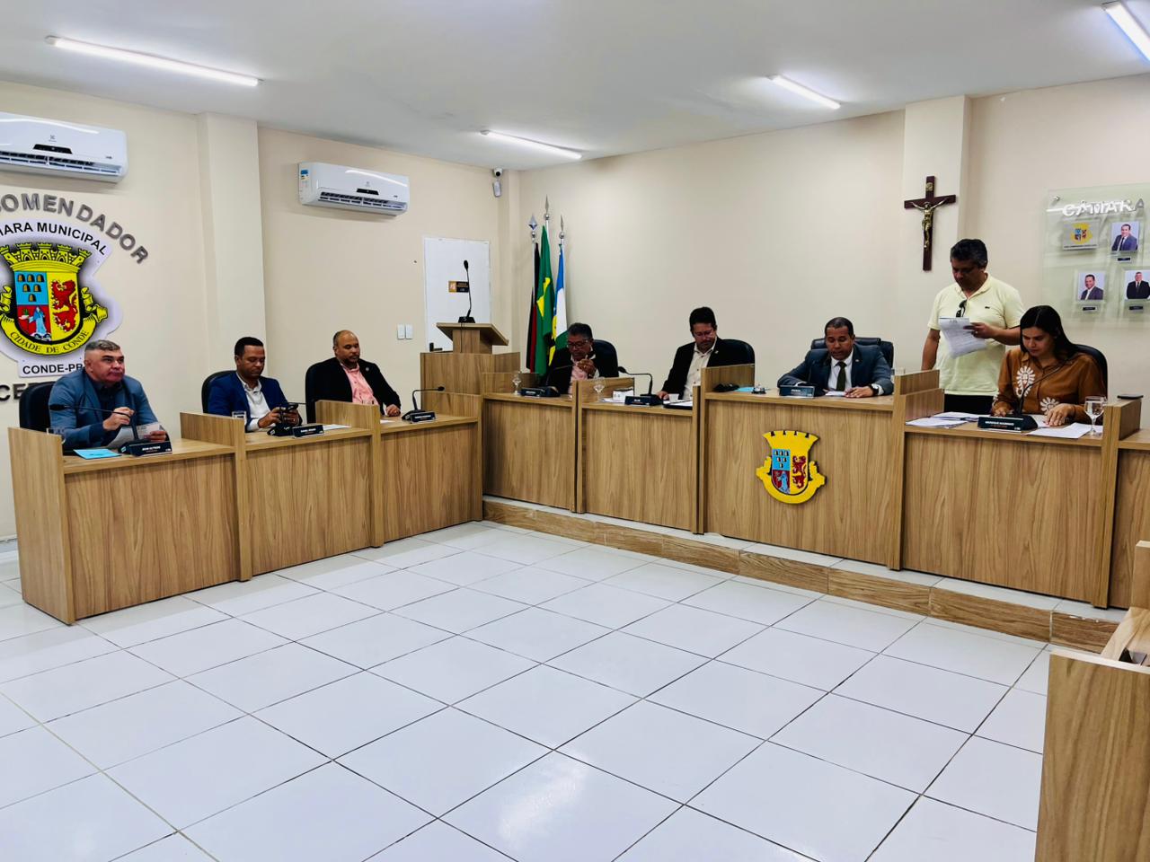 Câmara de Conde aprova requerimentos voltados à infraestrutura urbana durante Sessão Ordinária