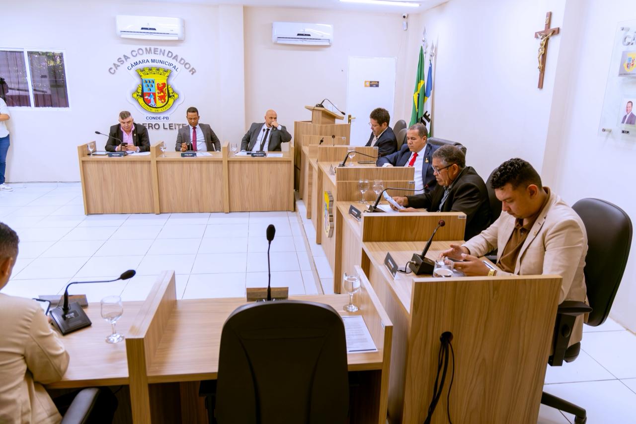 Câmara de Conde aprova requerimentos voltados à melhoria da infraestrutura e sinalização urbana