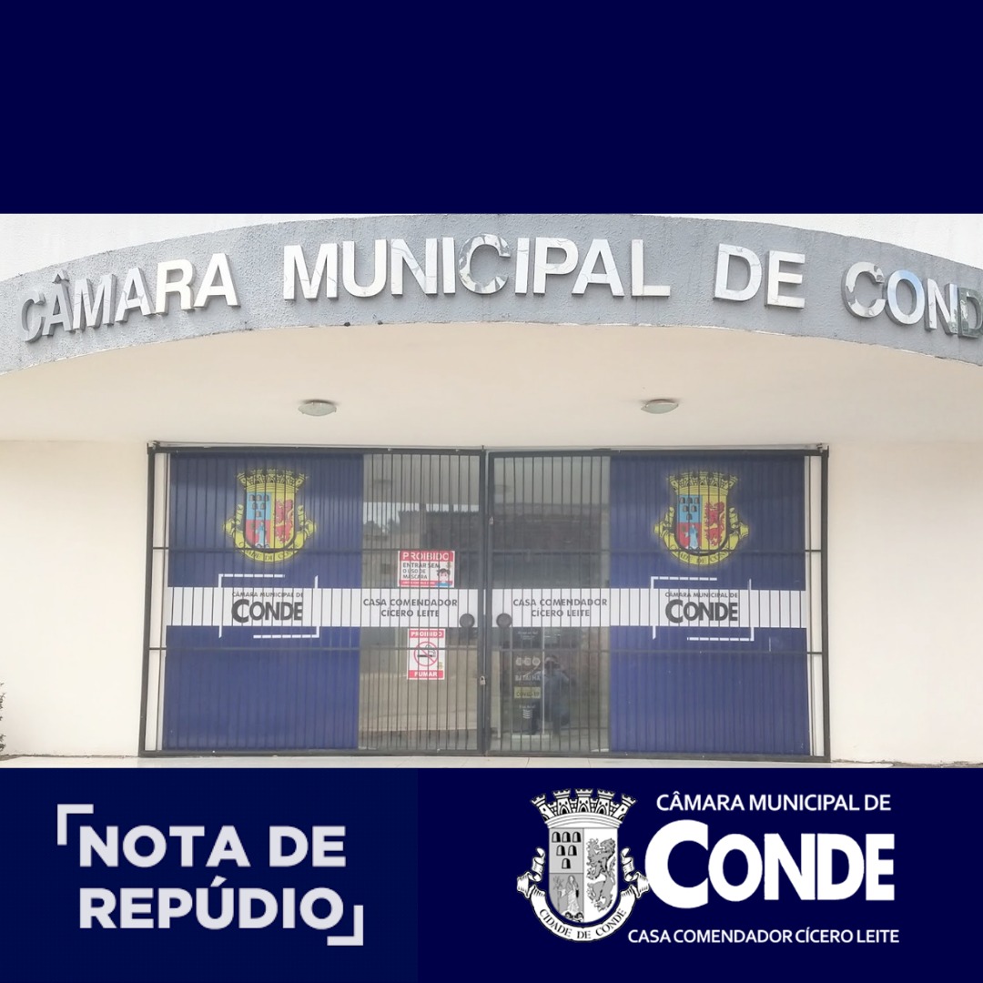 NOTA DE REPÚDIO: Câmara Municipal de Conde repudia qualquer tipo de violência contra mulher